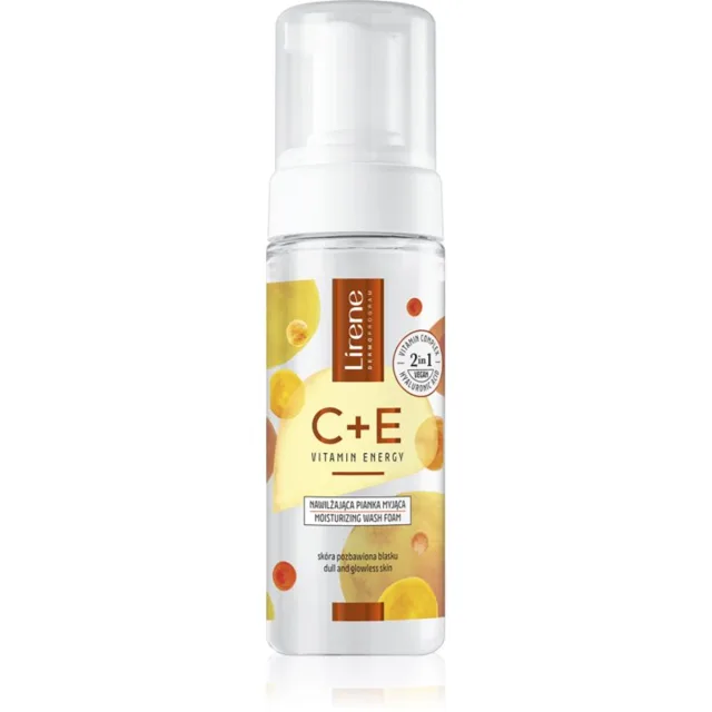 Lirene Vitamin Energy C+E hydratační čisticí pěna s vitamíny C a E 150 ml