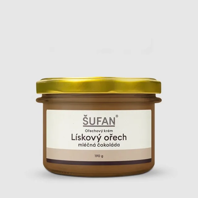 Lískoořechový krém s mléčnou čokoládou, 190 g