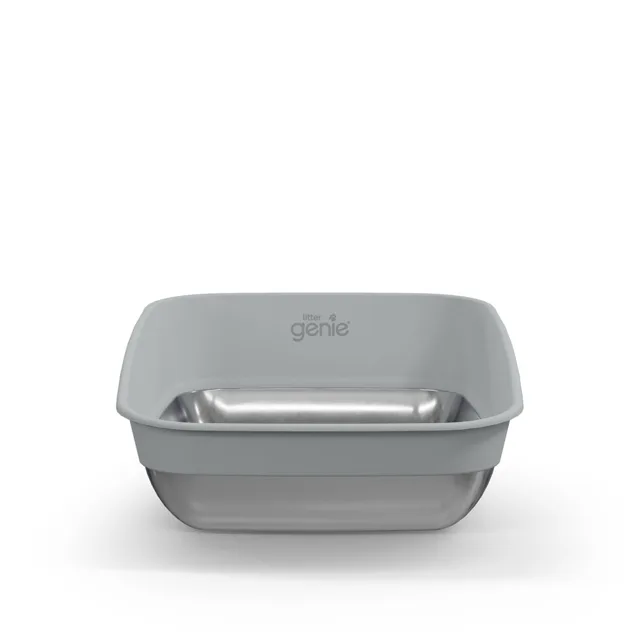 LitterLocker by Litter Genie® Platinum zásobník na stelivo  - nerezová ocel / šedá