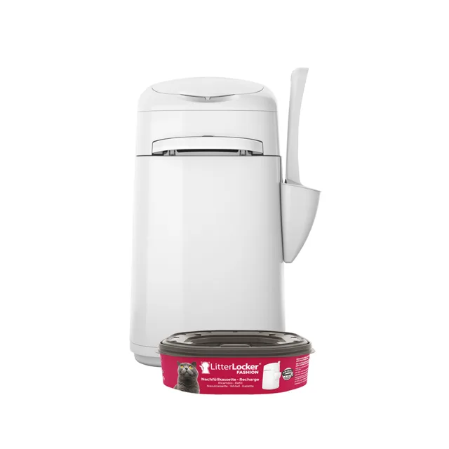 LitterLocker® Fashion odpadkový koš na kočkolit - Výhodné balení 8 náhradních kazet