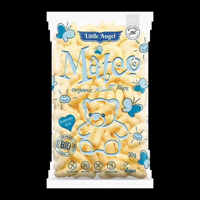 Little Angel BIO kukuřičné křupky Snack Mateo 30 g