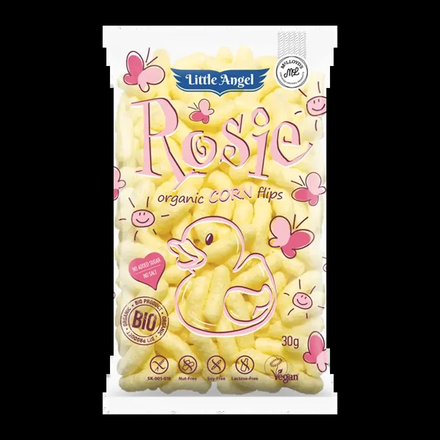 Little Angel BIO kukuřičné křupky Snack Rosie 30 g