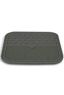 Lízací podložka pro psy silicone šedá M Zolux