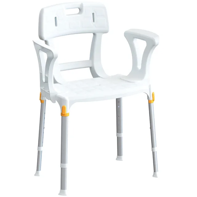 LM Global Design Sedačka do sprchy s opěrkou zad a područkami KING