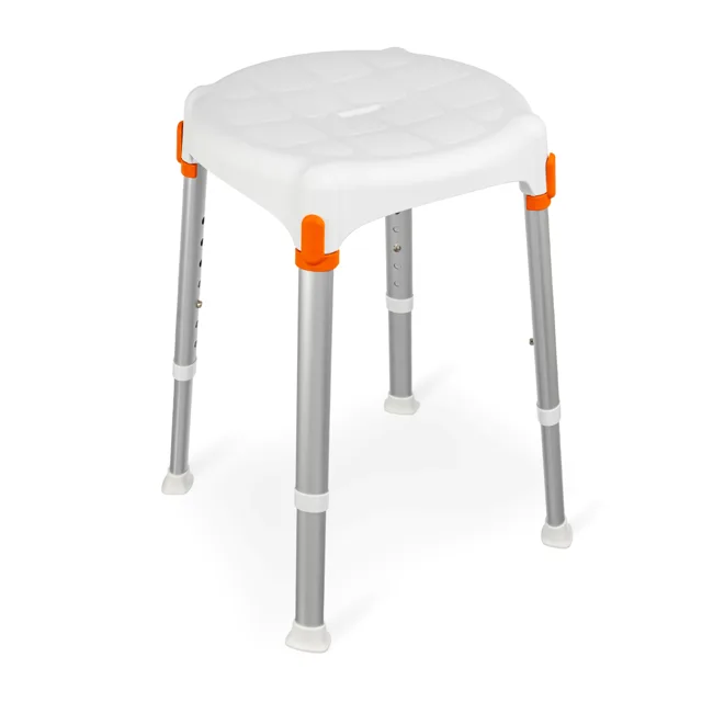 LM Global Design Stolička do sprchy kulatá KING