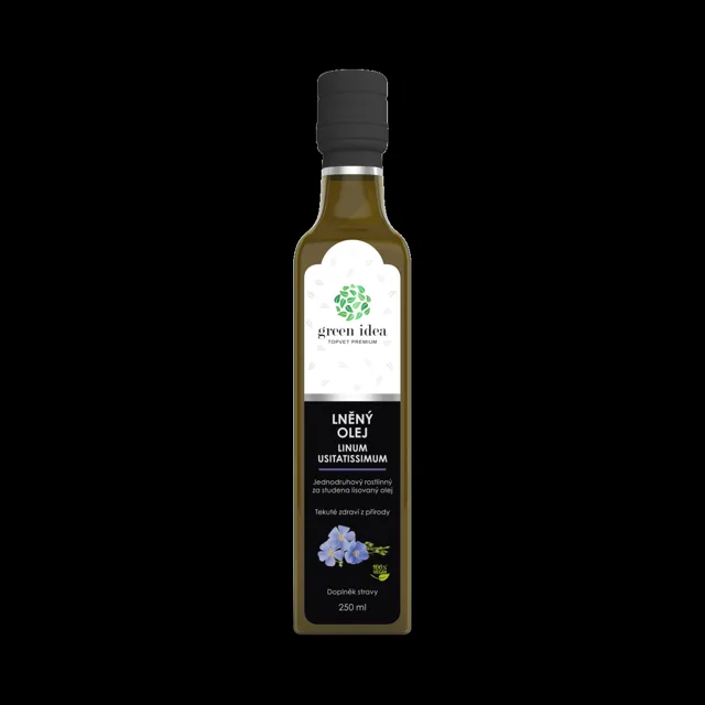 Lněný olej 250 ml - Green idea