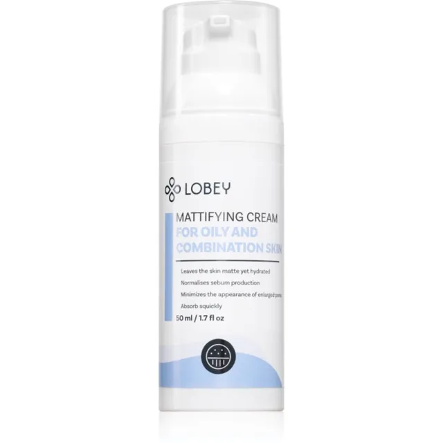 Lobey Face Care matující krém pro mastnou a problematickou pleť 50 ml