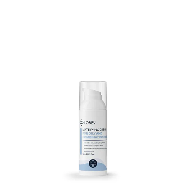 LOBEY Matující krém na mastnou a smíšenou pleť Matifying Cream 50 ml