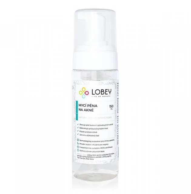 Lobey Mycí pěna na akné 150ml