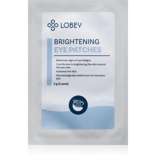 Lobey Skin Care Brightening Eye Patches hydrogelová maska na oční okolí 2 g