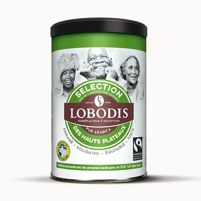 LOBODIS Mletá káva Výběr z vrchoviny v dóze 250 g