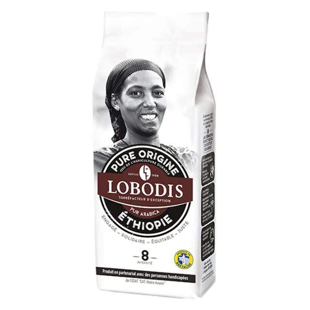 LOBODIS Mletá káva z Etiopie 250 g