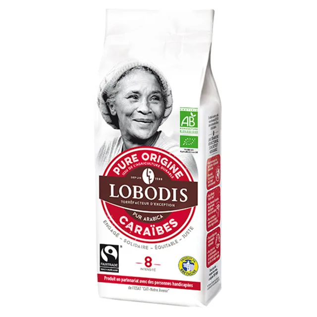 LOBODIS Mletá káva z Karibiku BIO 250 g