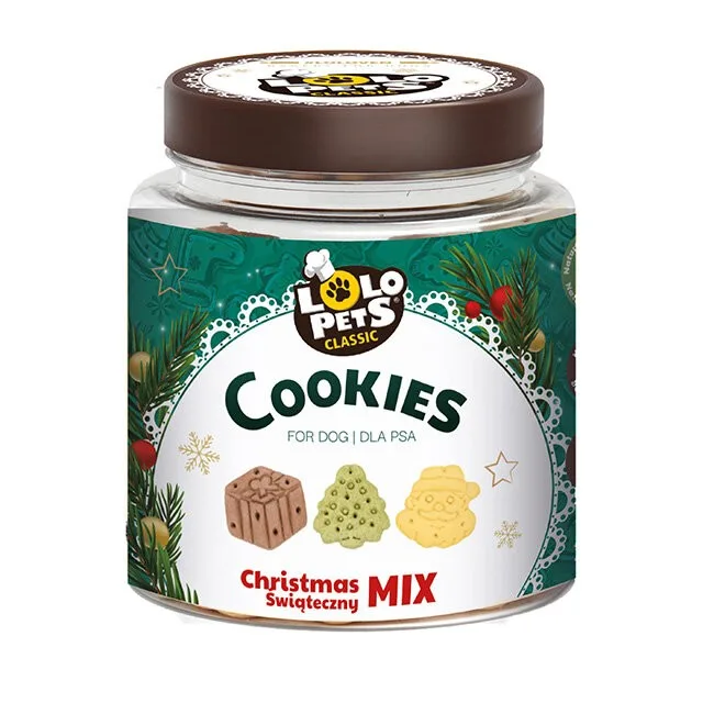 LoLo Pets Vánoční Mix Sušenek - 240 g