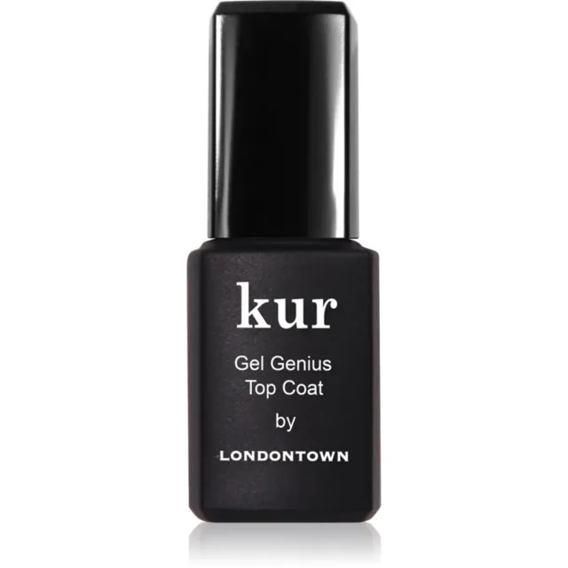 LONDONTOWN Kur Gel Genius Top Coat vrchní lak na nehty bez použití UV/LED lampy 12 ml