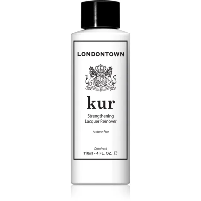 LONDONTOWN Kur Strengthening Lacquer Remover odlakovač na nehty 118 ml
