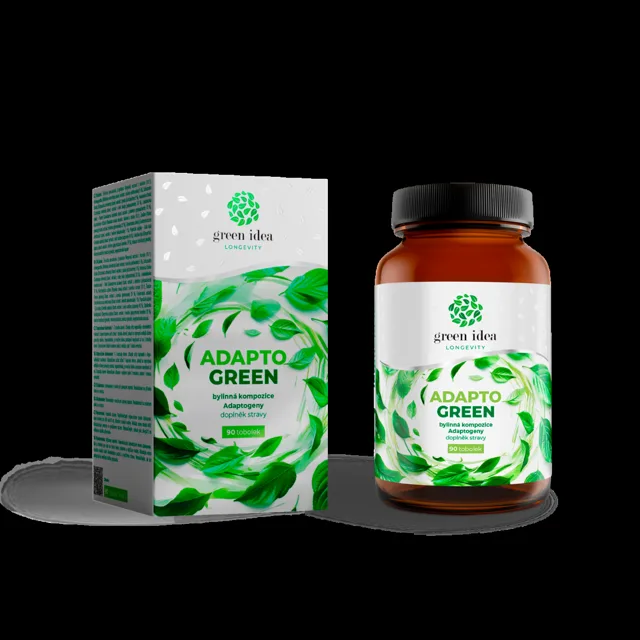LONGEVITY ADAPTO GREEN - 90 kapslí - Green idea