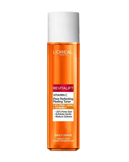 Loréal Paris Bright Reveal Vitamin C Tonikum na zmenšení pórů a rozjasnění pleti 180