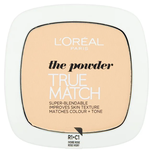 Loréal Paris True Match Rose Ivory C1 kompaktní pudr 9 g