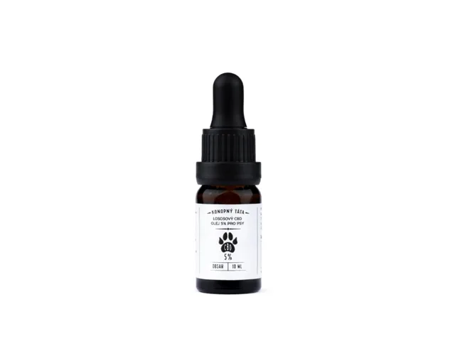Lososové CBD kapky pro psy 5%