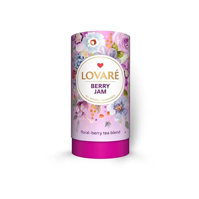LOVARÉ Berry jam sypaný ovocno-bylinný čaj 80 g