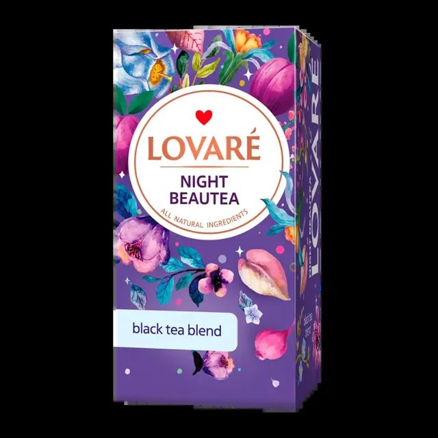 Lovaré Černý čaj Night Beautea 48 g