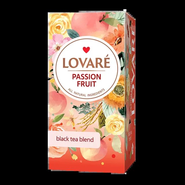 Lovaré Černý čaj Passion Fruit 48 g