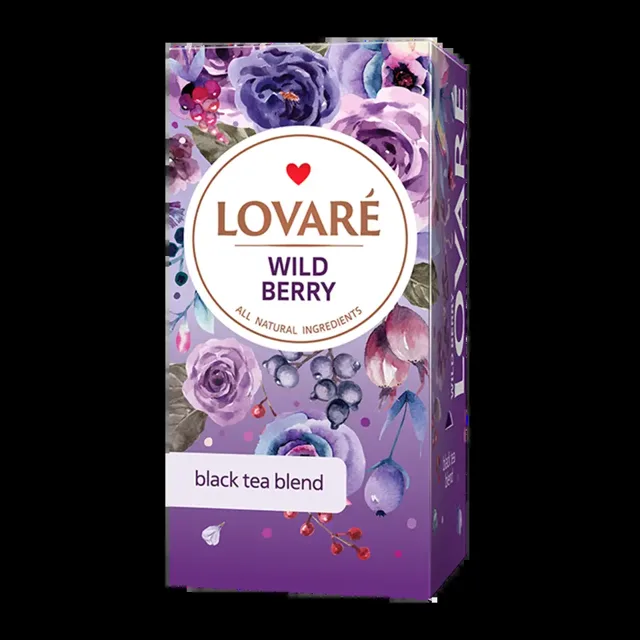 Lovaré Černý čaj Wild Berry 48 g