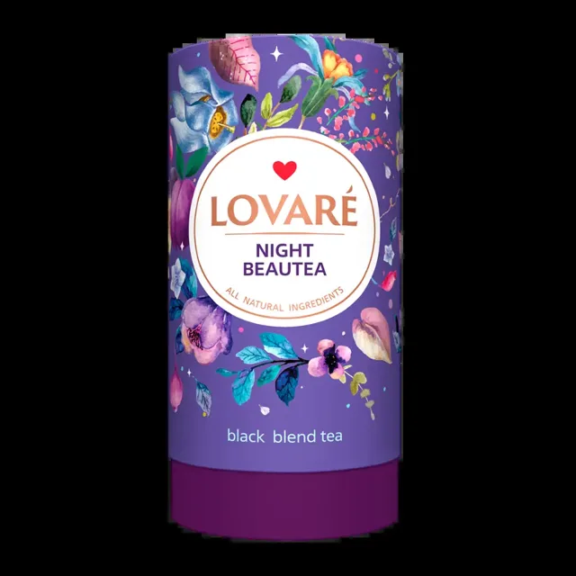 Lovaré Sypaný černý čaj Night Beautea 80 g