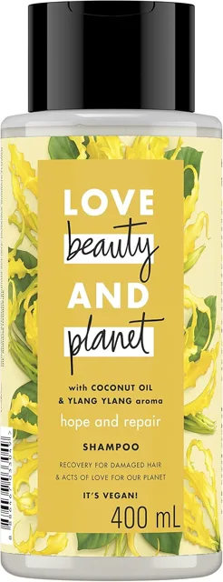 Love Beauty & Planet Love Beauty And Planet Šampon s kokosovým olejem a ylang ylang 400ml