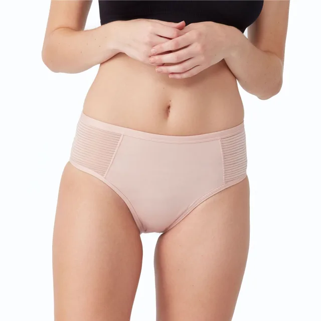 Love Luna Menstruační kalhotky LUXE Midi Putty Pink (LOVE016PP) 3XL