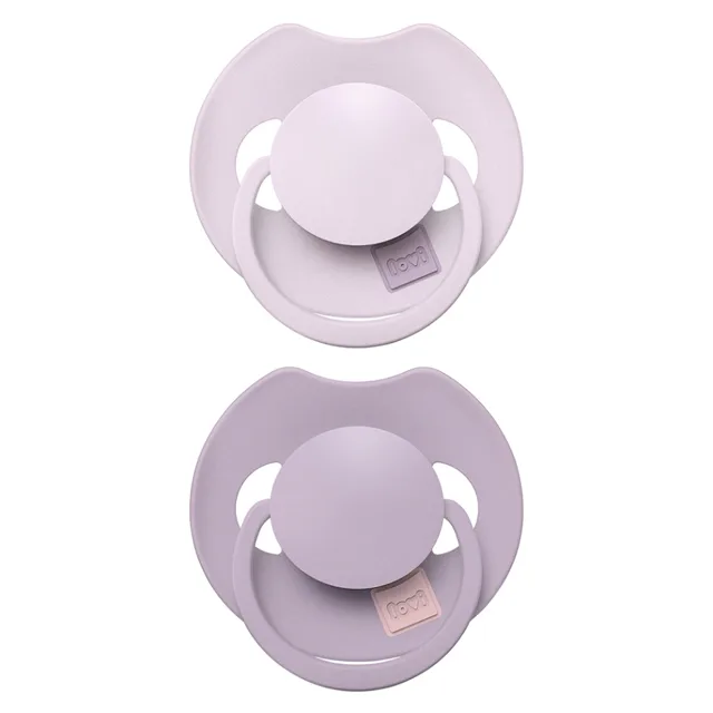 LOVI Dudlík silikonový dynamický prime 6-18m baby lilac violet 2 kusy