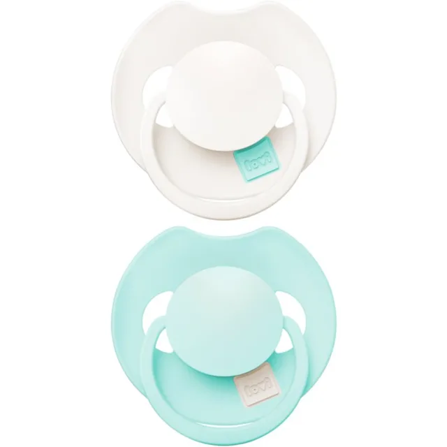 LOVI PRIME 0-6m dudlík Lagoon/Mint Cream 2 ks
