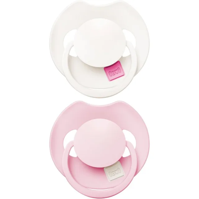 LOVI PRIME 0-6m dudlík Rose/Rose Cream 2 ks