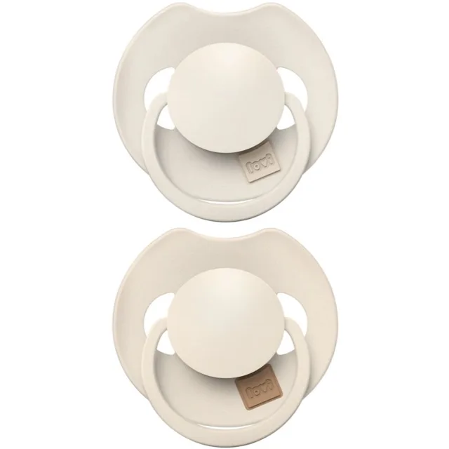 LOVI PRIME 6-18m dudlík Coconut/Ivory 2 ks