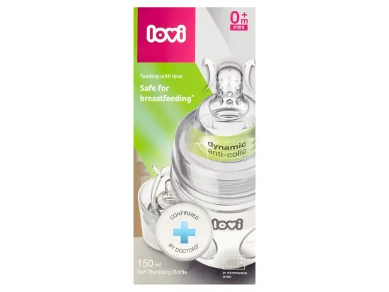 Lovi Samosterilizující láhev 0+ 150 ml