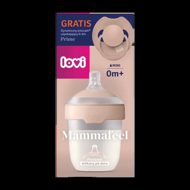Lovi Set láhev Mammafeel a dudlík Prime 0m+