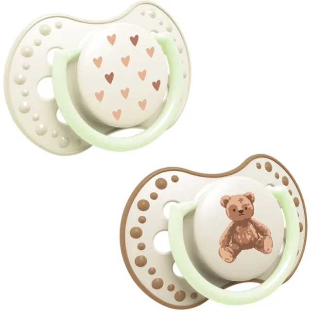 LOVI Teddy Love dudlík 0-6 m 2 ks