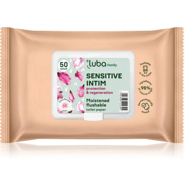 Luba Family Sensitive Intim vlhčený toaletní papír 50 ks