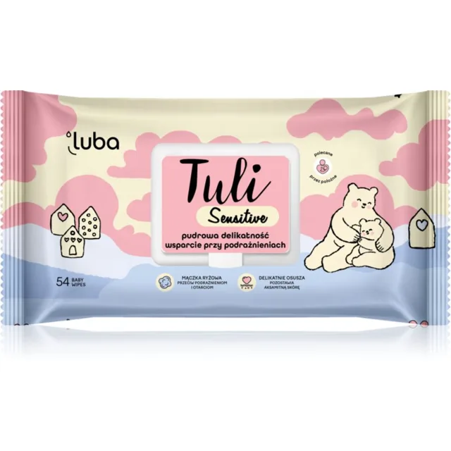 Luba Tuli Sensitive dětské jemné vlhčené ubrousky 54 ks