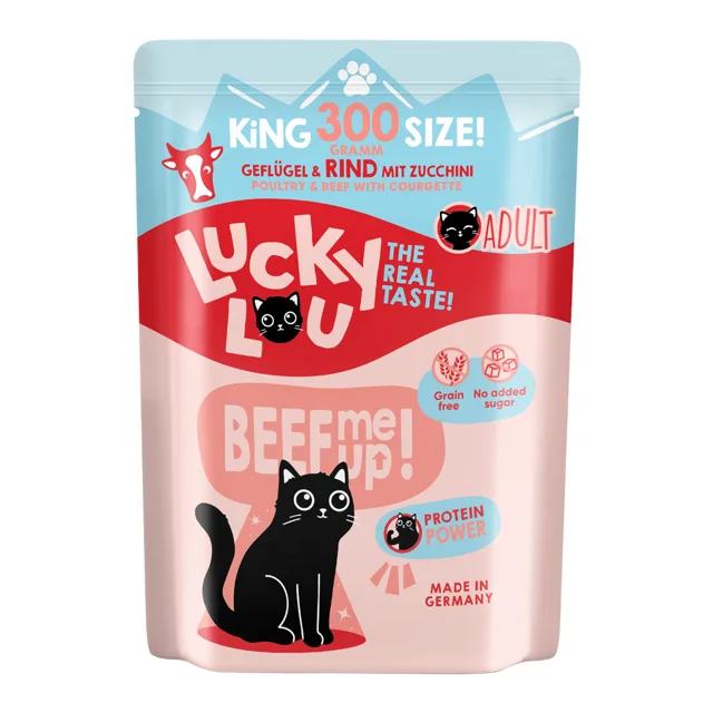 Lucky Lou Adult 300 g - drůbež a hmyz