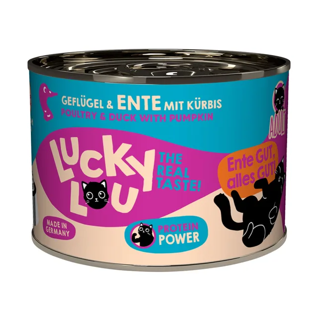 Lucky Lou Adult 6 x 200 g - drůbeží a kachní