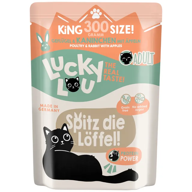 Lucky Lou Adult 6 x 300 g - drůbež a králík