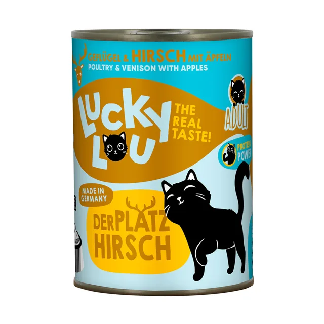 Lucky Lou Adult 6 x 400 g - drůbeží a jelení