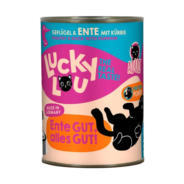 Lucky Lou Adult 6 x 400 g - drůbeží a kachní