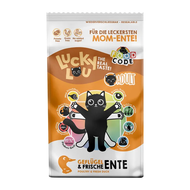Lucky Lou Adult drůbeží a kachna - 1,7 kg