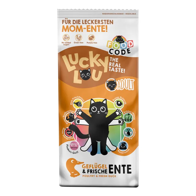 Lucky Lou Adult drůbeží a kachna - 3 kg
