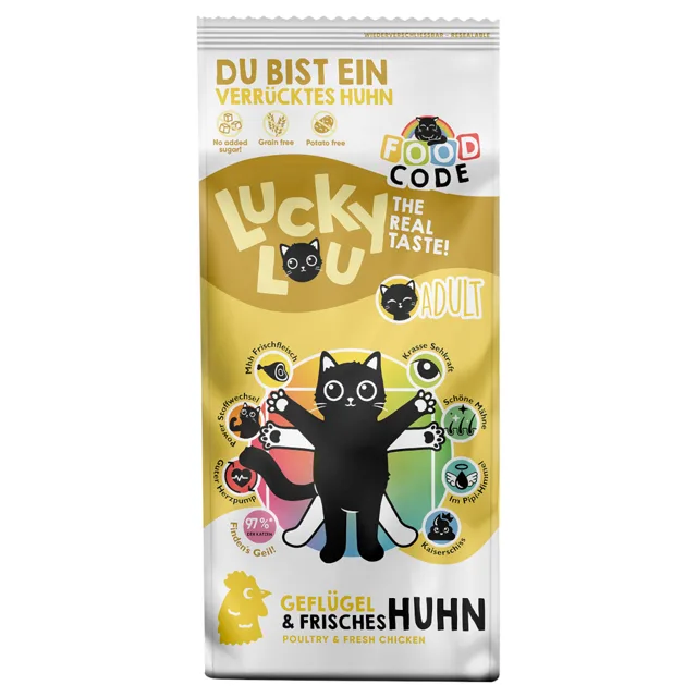 Lucky Lou Adult drůbeží a kuřecí - 3 kg