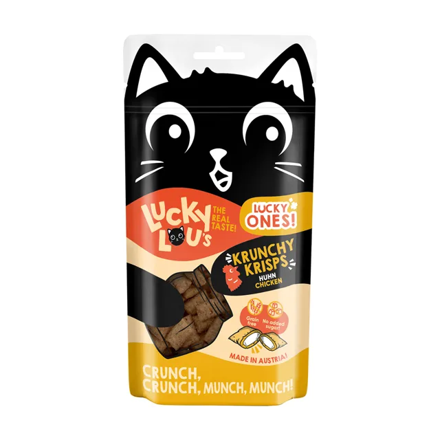 Lucky Lou Krunchy Krisps - kuřecí (60 g)