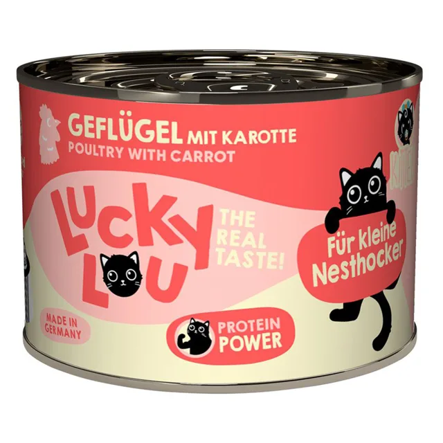 Lucky Lou Lifestage Kitten 6 x 200 g - drůbeží